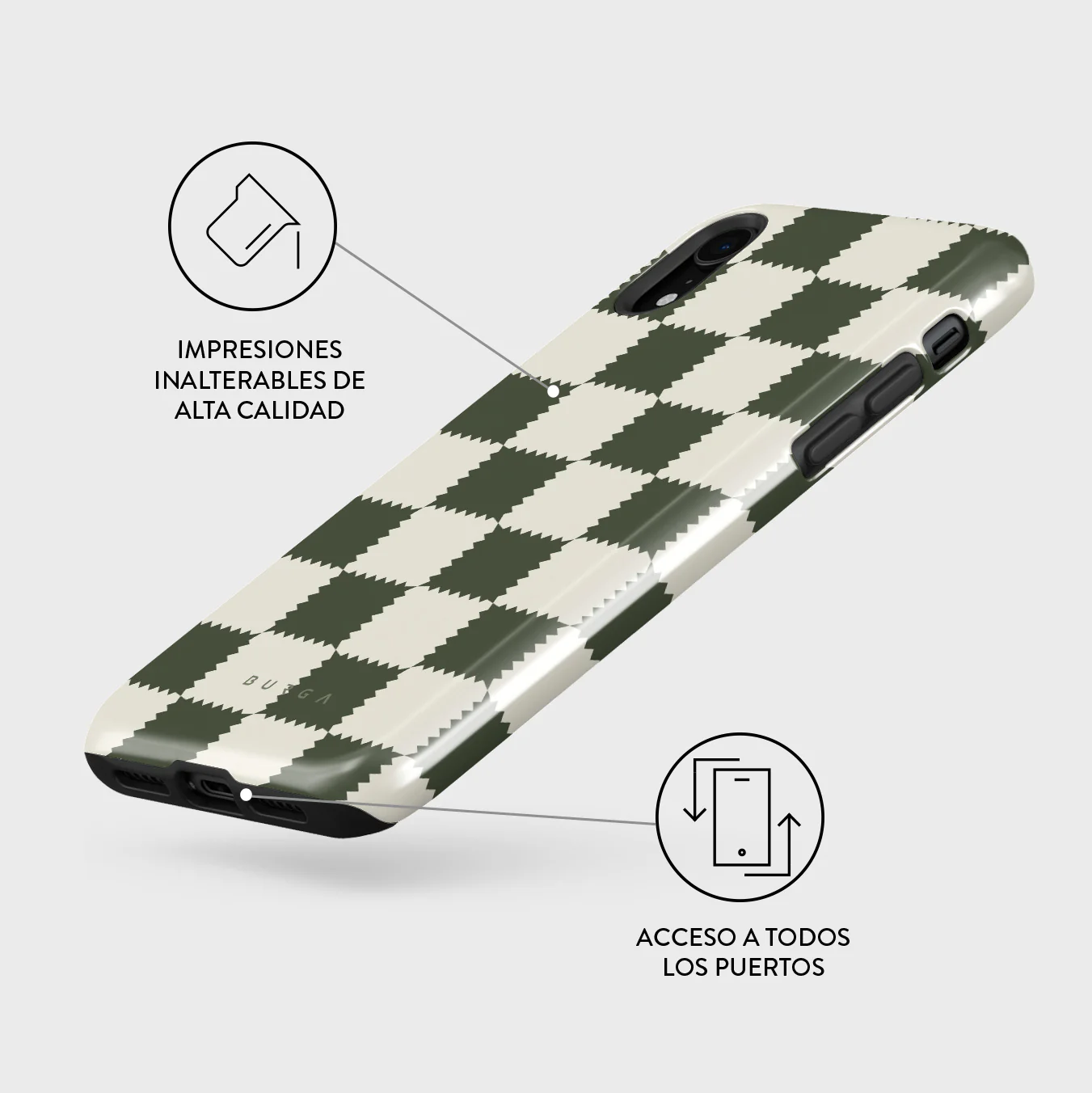 Retro Grid - iPhone XR Funda - Image 7