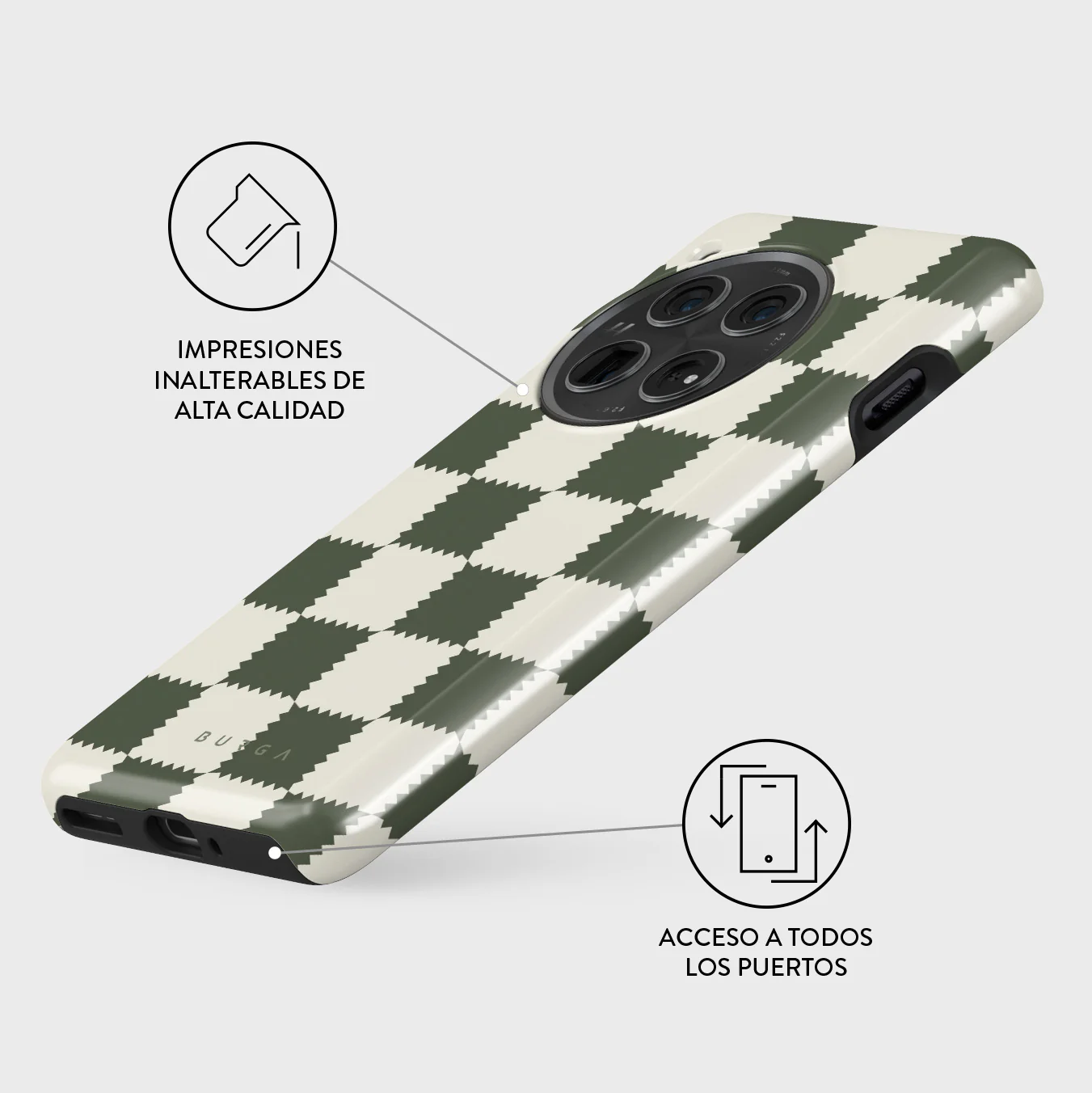 Retro Grid - OnePlus 12 Funda - Image 3