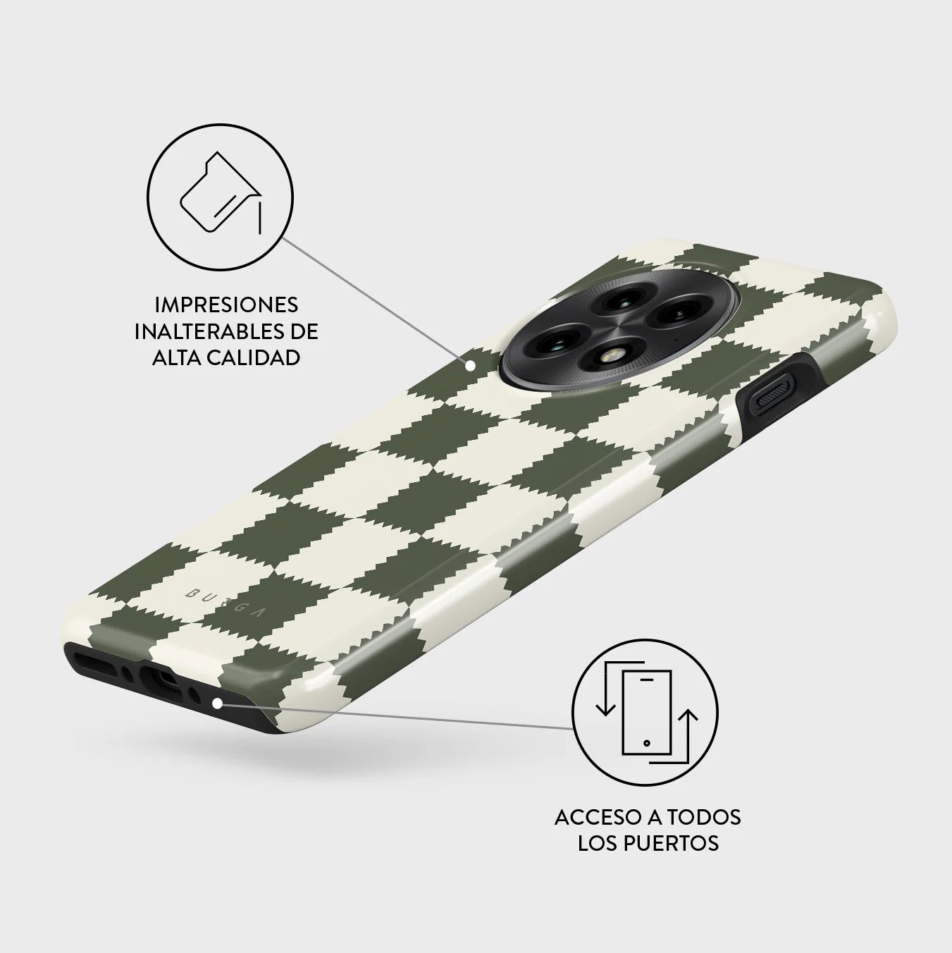 Retro Grid - OnePlus 13 Funda - Image 3