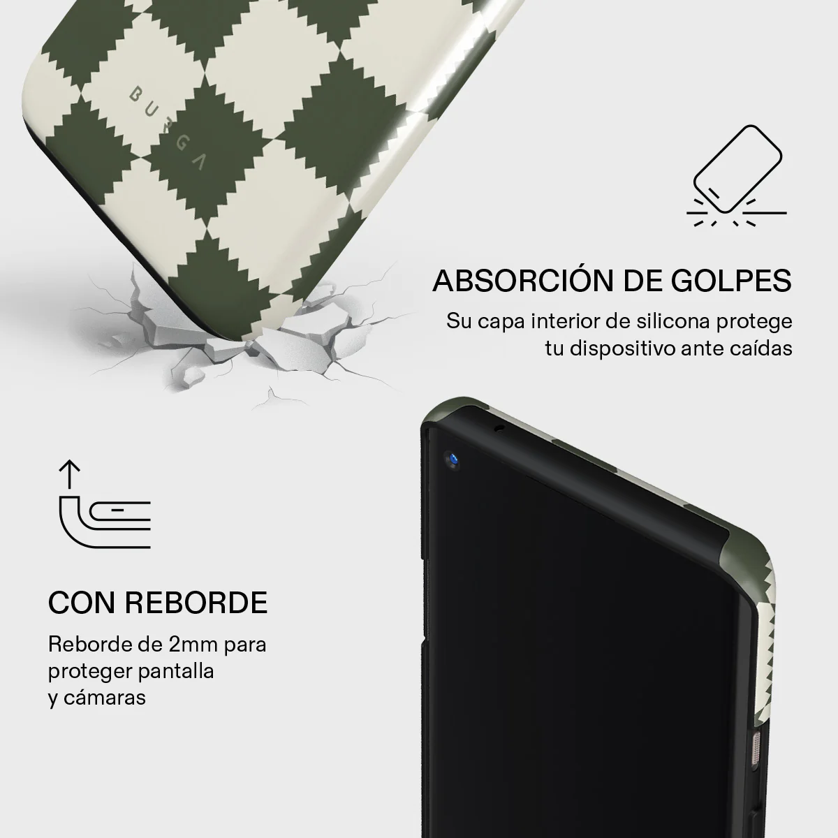 Retro Grid - OnePlus 8 Funda - Image 4