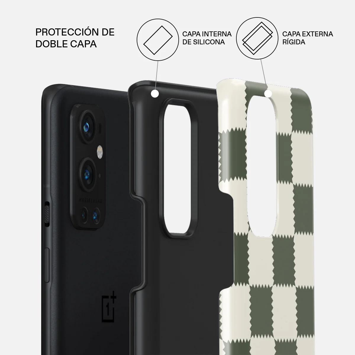 Retro Grid - OnePlus 9 Pro Funda - Image 2