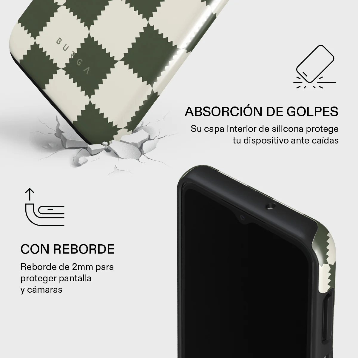 Retro Grid - Samsung Galaxy A13 4G Funda - Image 4