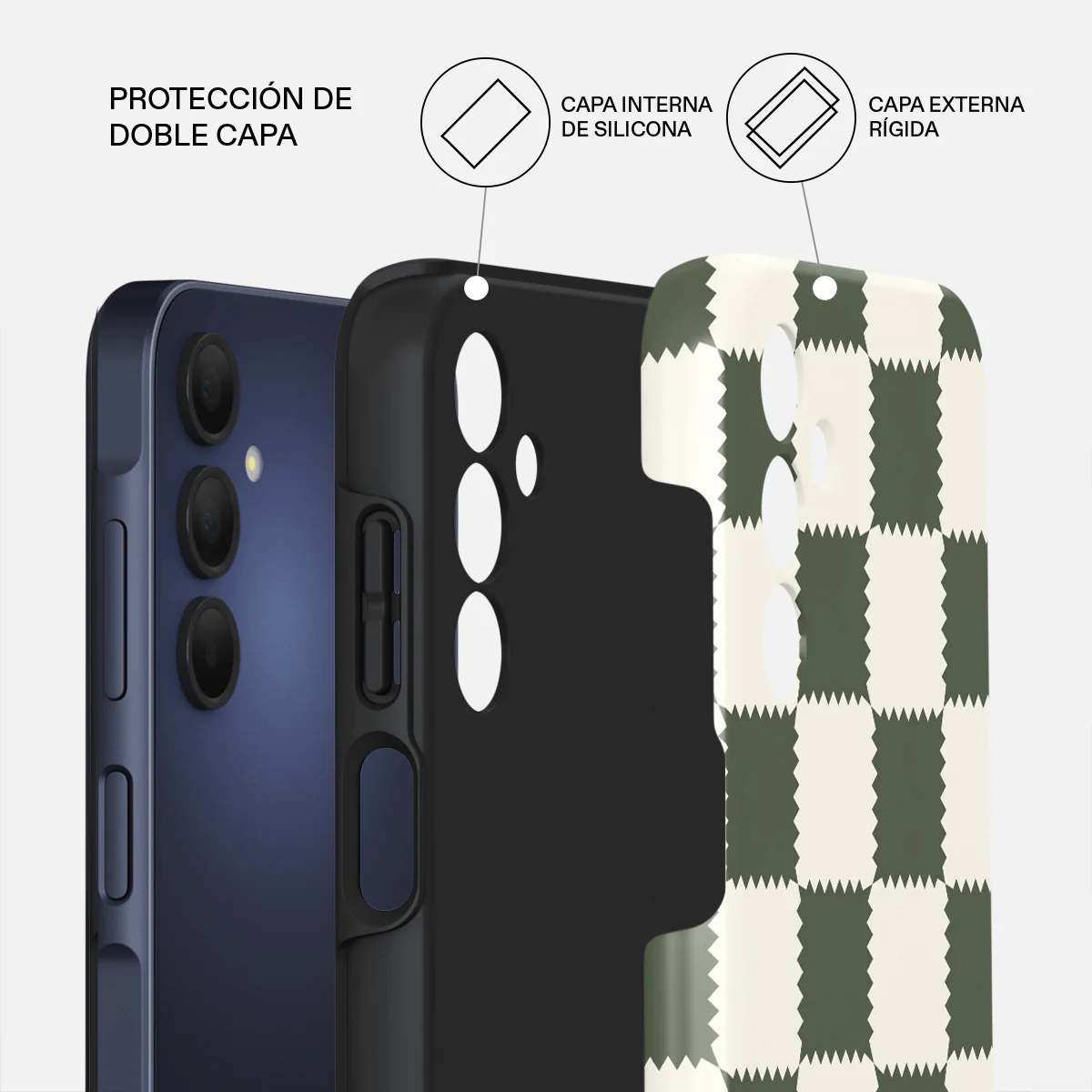 Retro Grid - Samsung Galaxy A15 4G / 5G Funda - Image 2