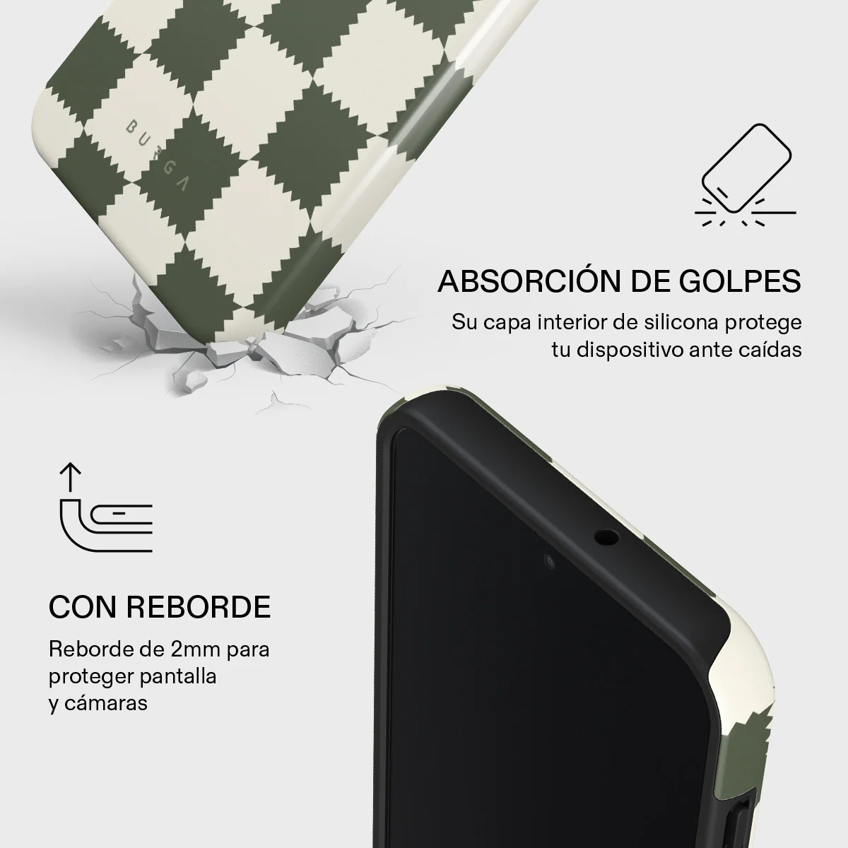 Retro Grid - Samsung Galaxy A16 Funda - Image 4