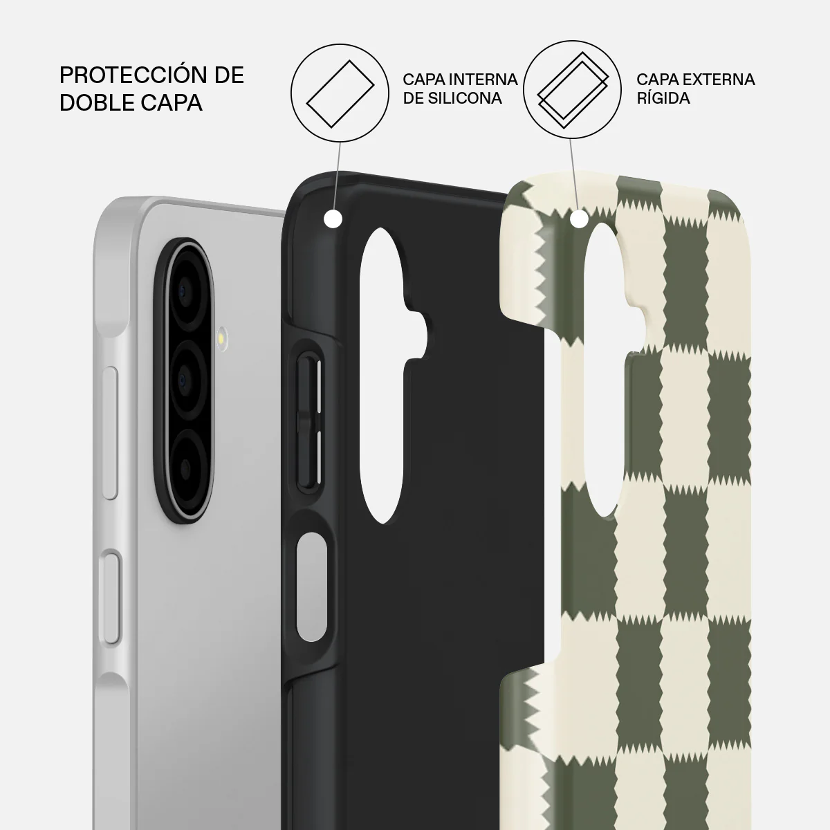 Retro Grid - Samsung Galaxy A17 Funda - Image 2