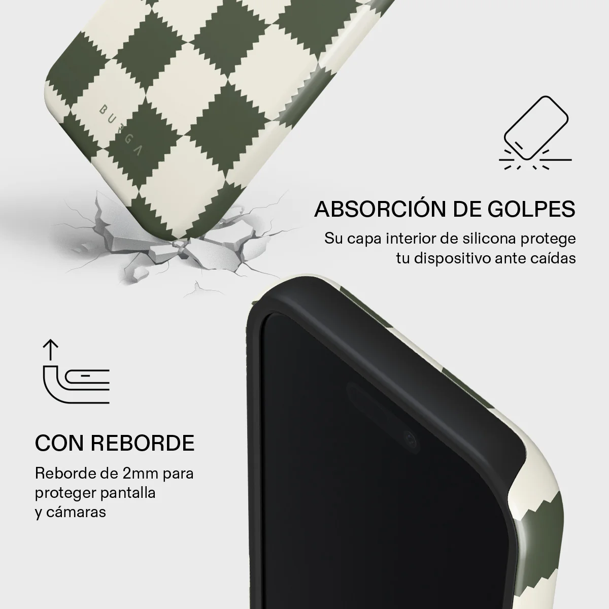 Retro Grid - Samsung Galaxy A17 Funda - Image 4