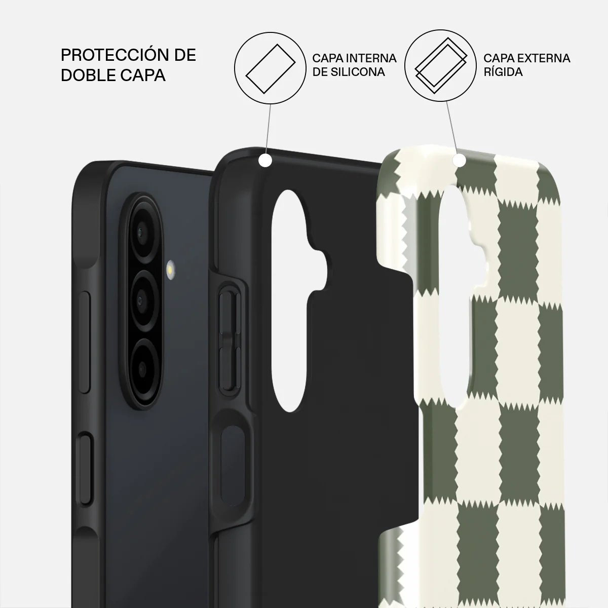 Retro Grid - Samsung Galaxy A26 5G Funda - Image 2