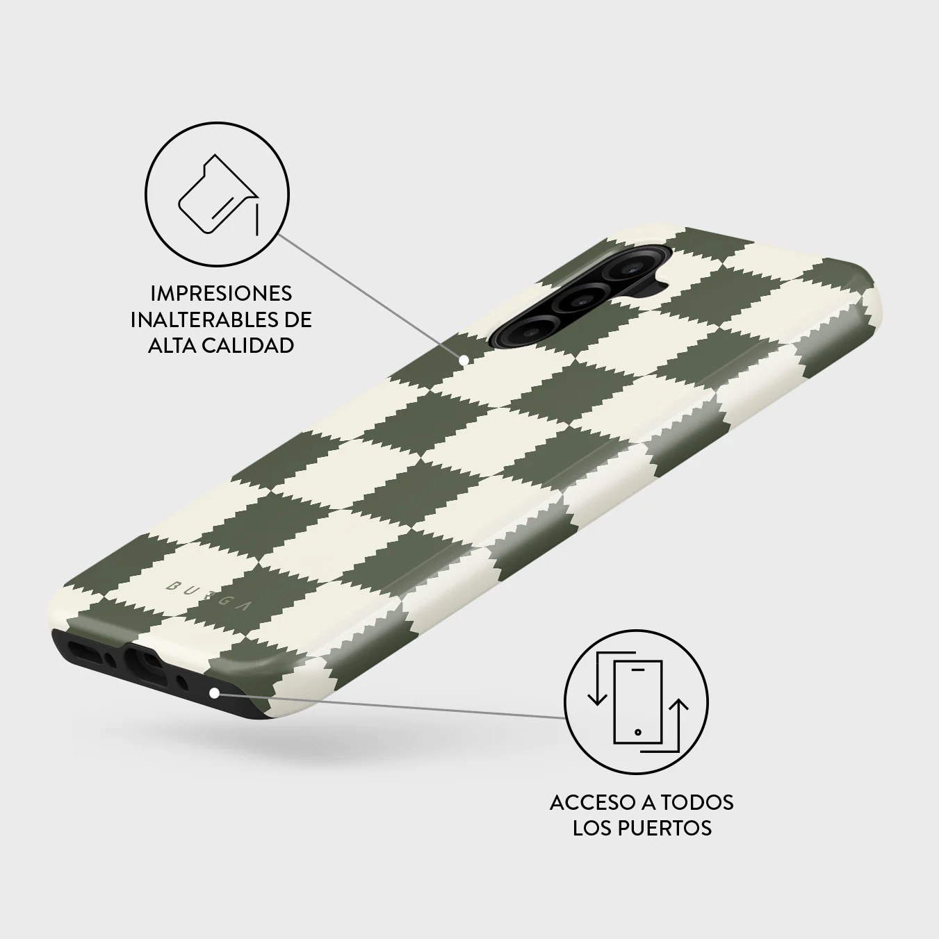 Retro Grid - Samsung Galaxy A26 5G Funda - Image 3
