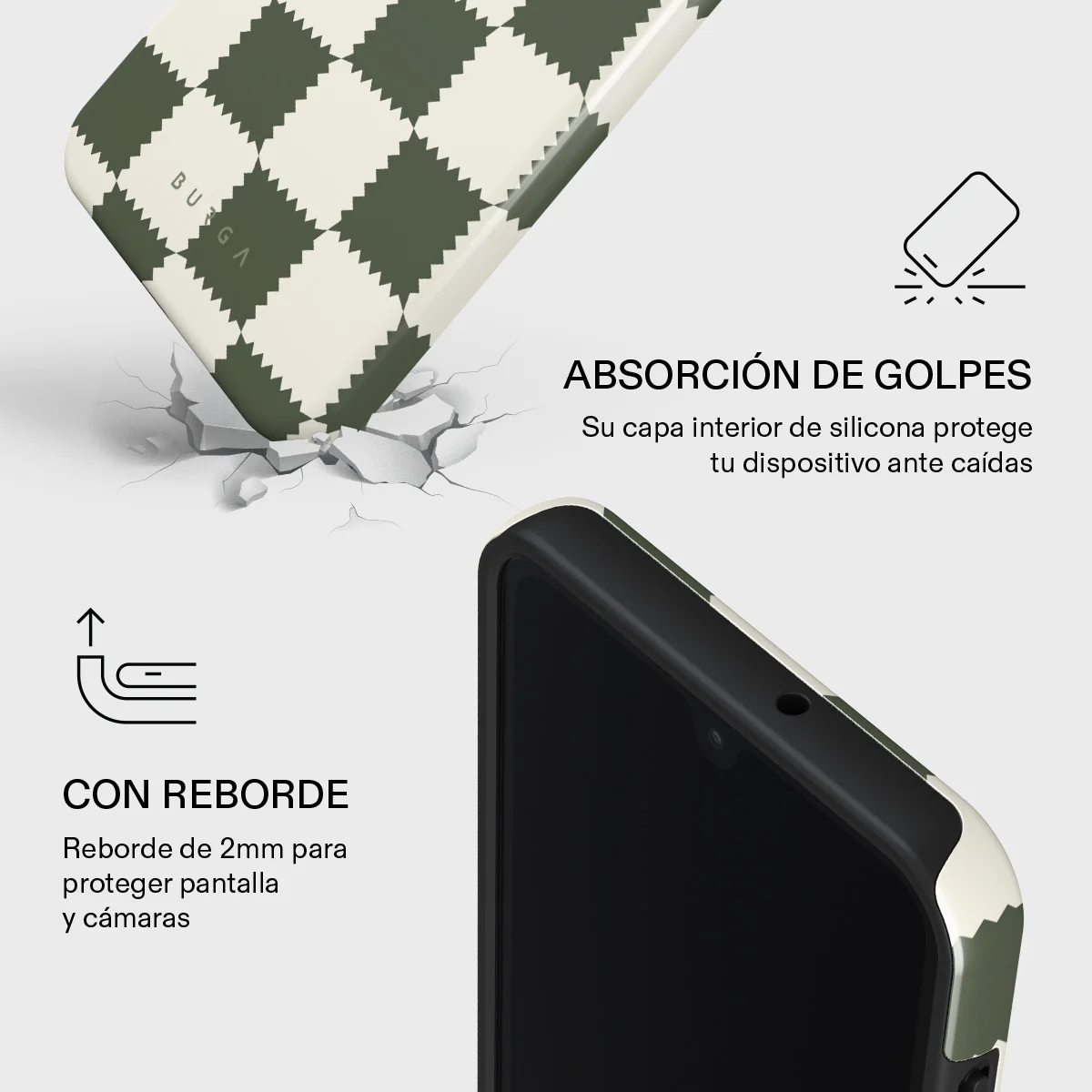 Retro Grid - Samsung Galaxy A26 5G Funda - Image 4