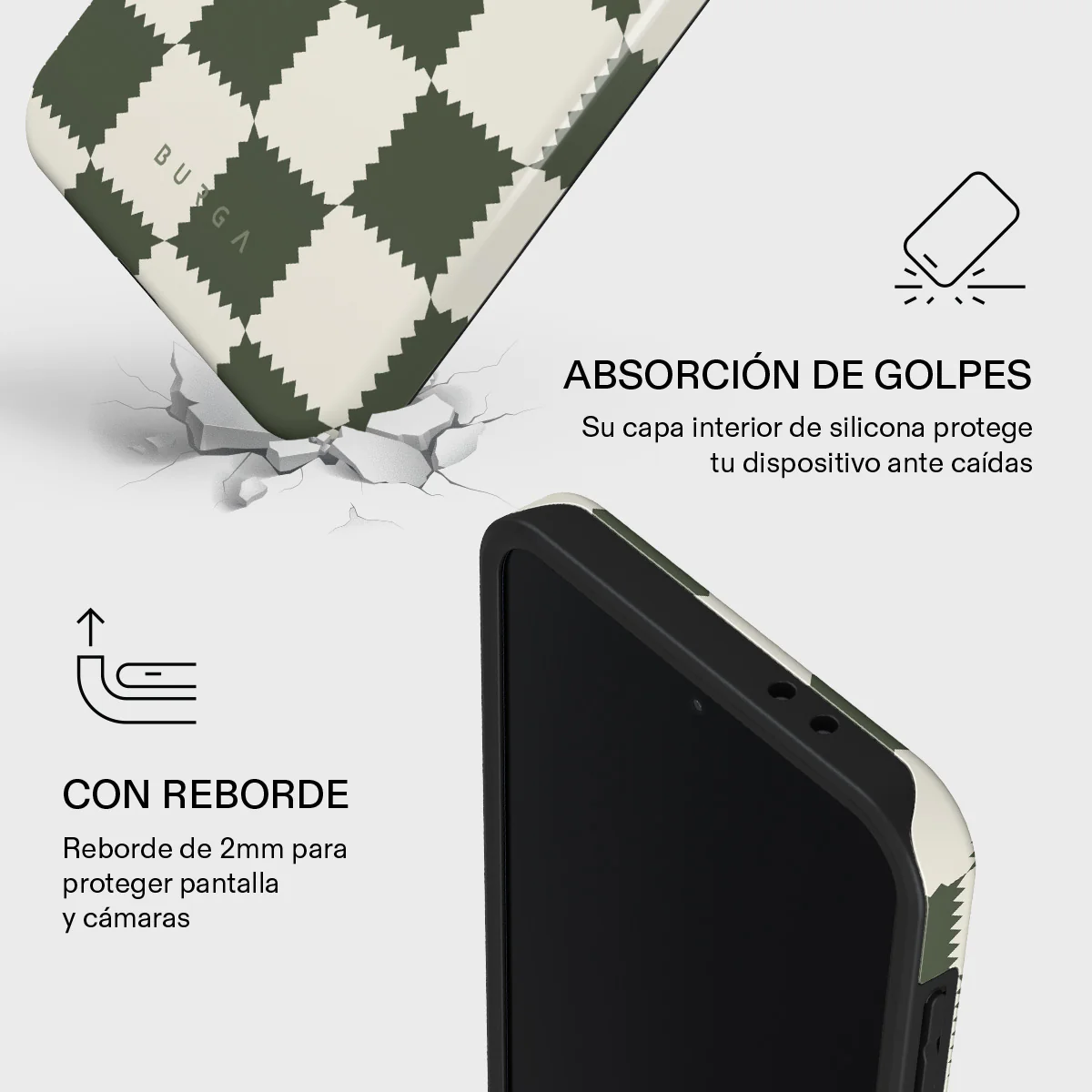 Retro Grid - Samsung Galaxy A37 5G Funda - Image 4