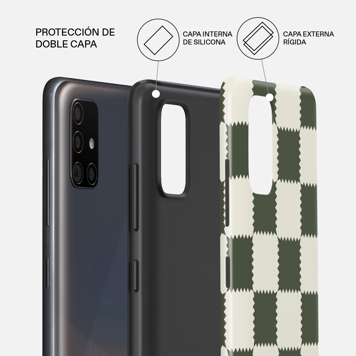 Retro Grid - Samsung Galaxy A51 4G Funda - Image 2
