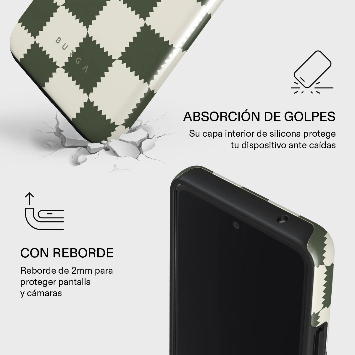 Retro Grid - Samsung Galaxy A53 Funda - Image 4