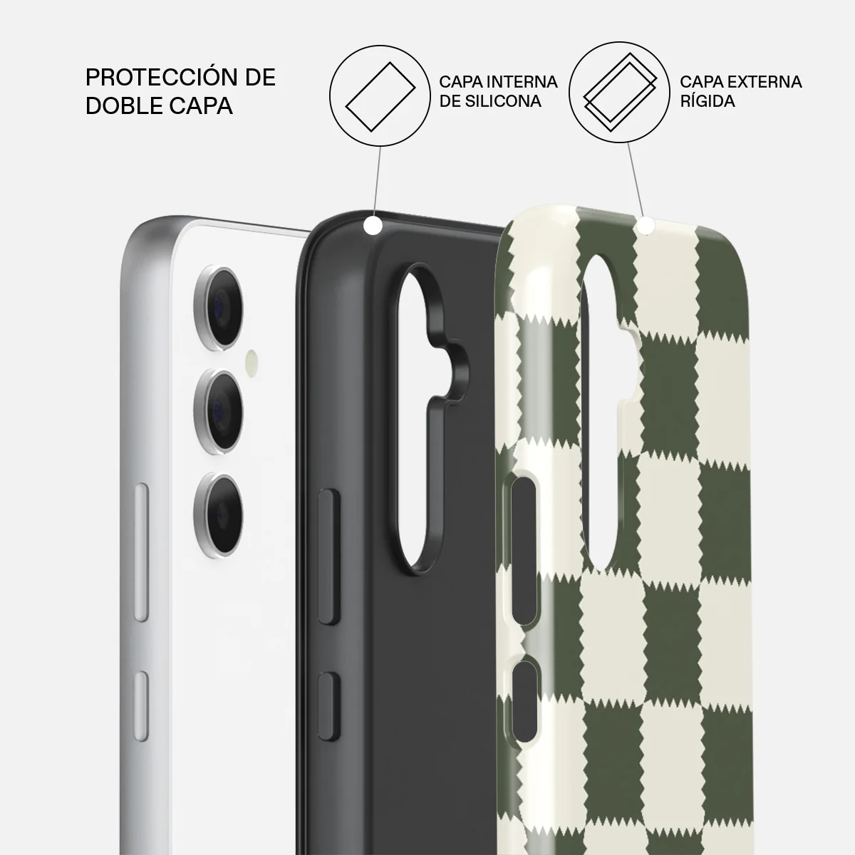 Retro Grid - Samsung Galaxy A54 Funda - Image 2