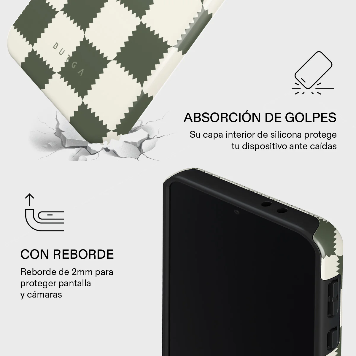 Retro Grid - Samsung Galaxy A56 5G Funda - Image 4