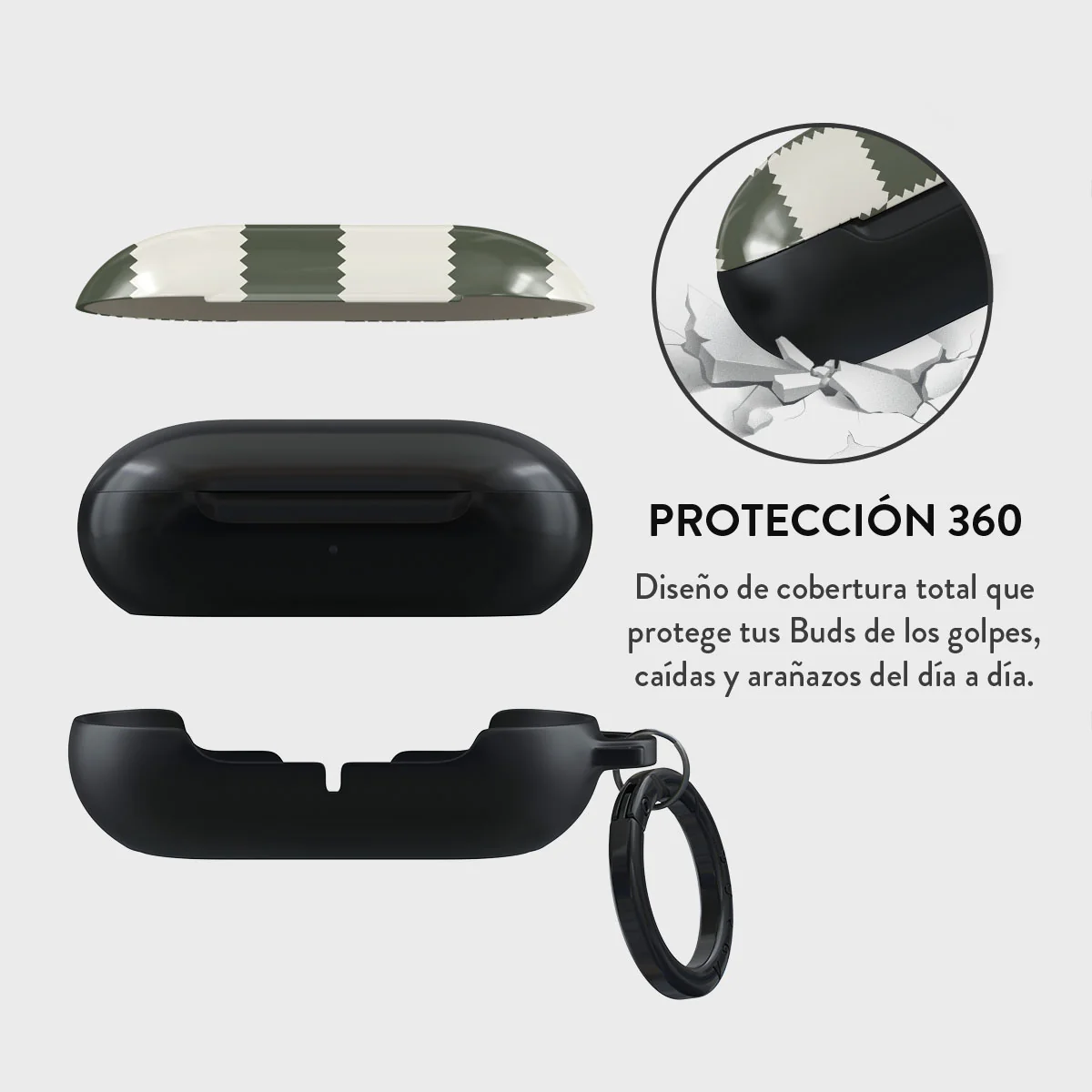 Retro Grid - Samsung Galaxy Buds Funda - Image 2