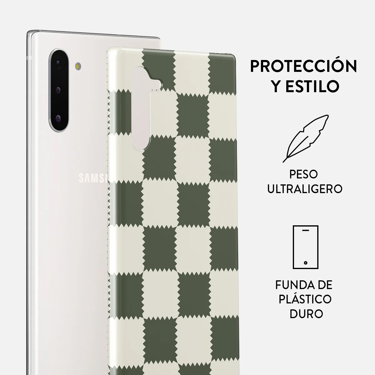 Retro Grid - Samsung Galaxy Note 10 Funda - Image 2