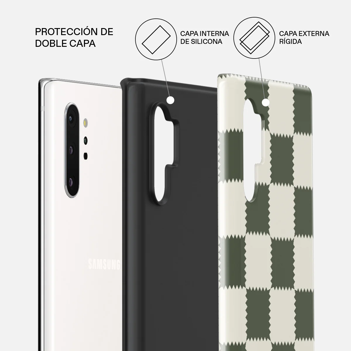 Retro Grid - Samsung Galaxy Note 10 Plus Funda - Image 6