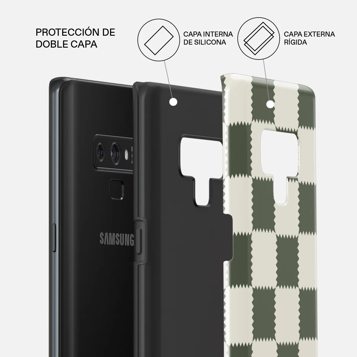 Retro Grid - Samsung Galaxy Note 9 Funda - Image 6