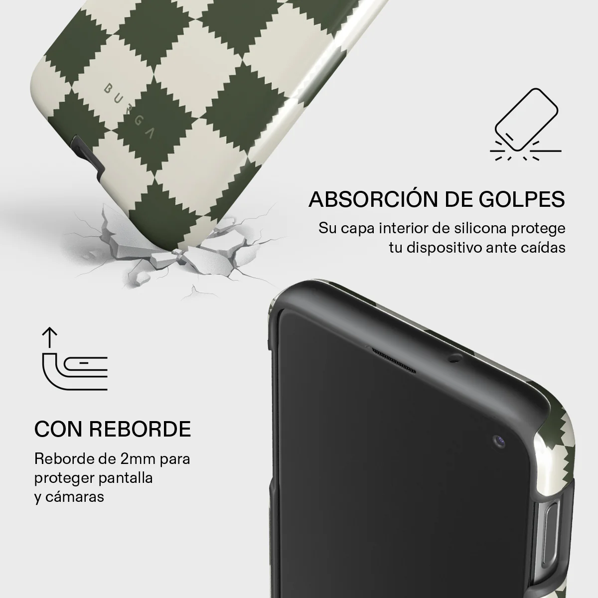 Retro Grid - Samsung Galaxy S10E Funda - Image 4