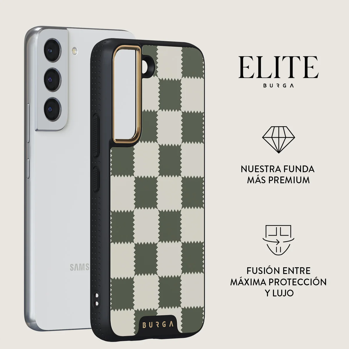 Retro Grid - Samsung Galaxy S22 Plus Funda - Image 6