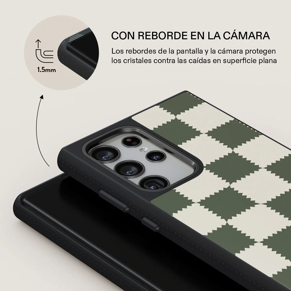 Retro Grid - Samsung Galaxy S22 Ultra Funda - Image 15