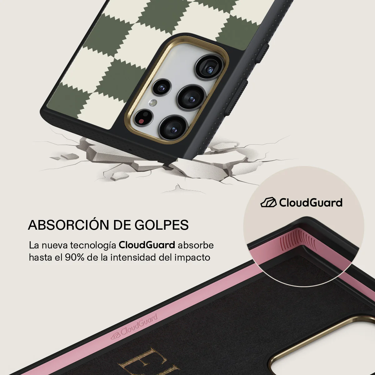 Retro Grid - Samsung Galaxy S22 Ultra Funda - Image 7