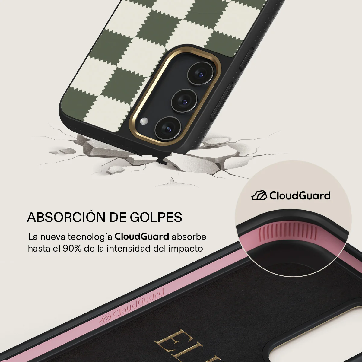Retro Grid - Samsung Galaxy S23 Funda - Image 7