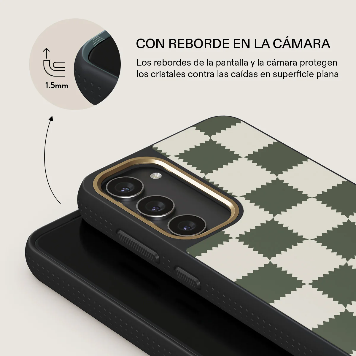 Retro Grid - Samsung Galaxy S23 Funda - Image 8