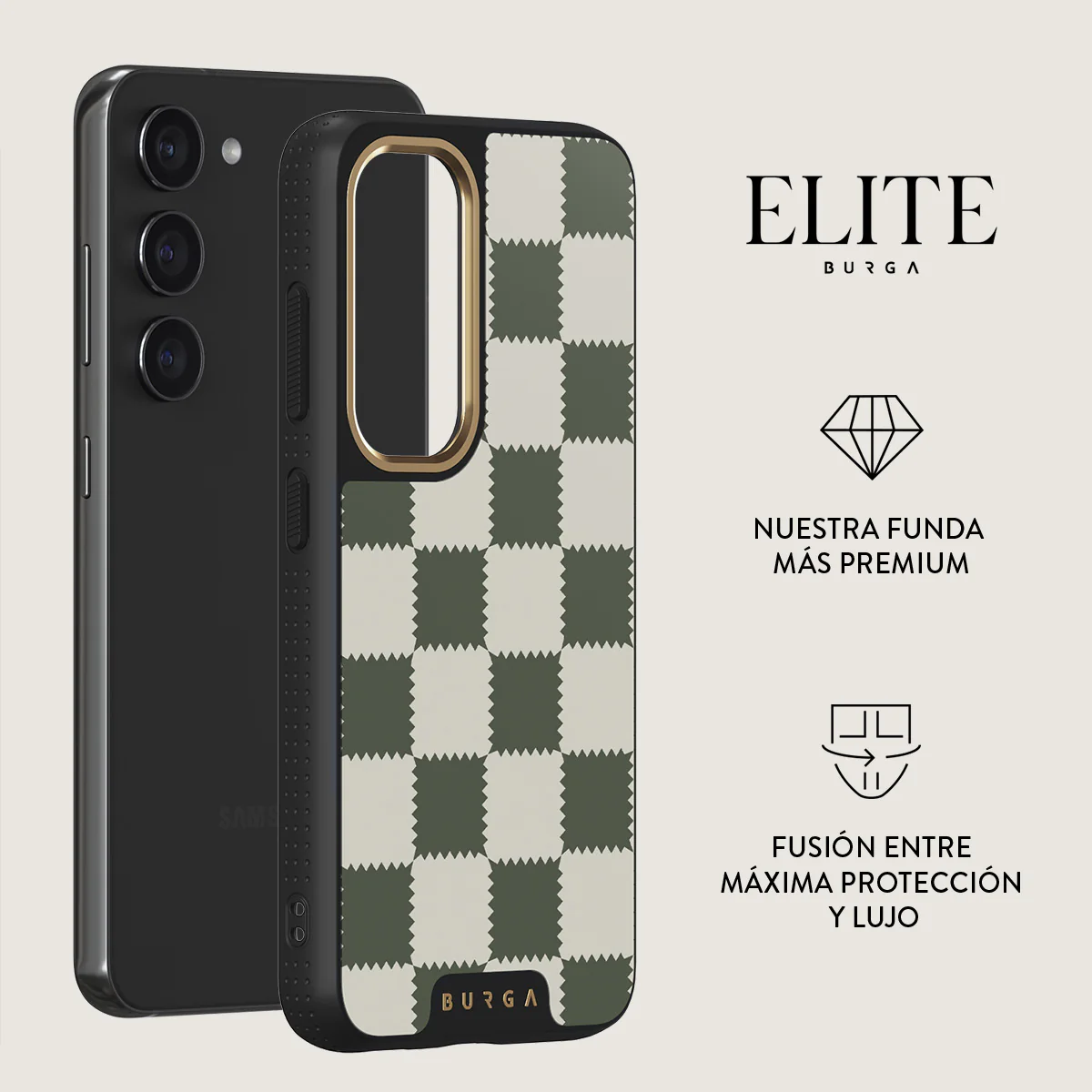 Retro Grid - Samsung Galaxy S23 Plus Funda - Image 6