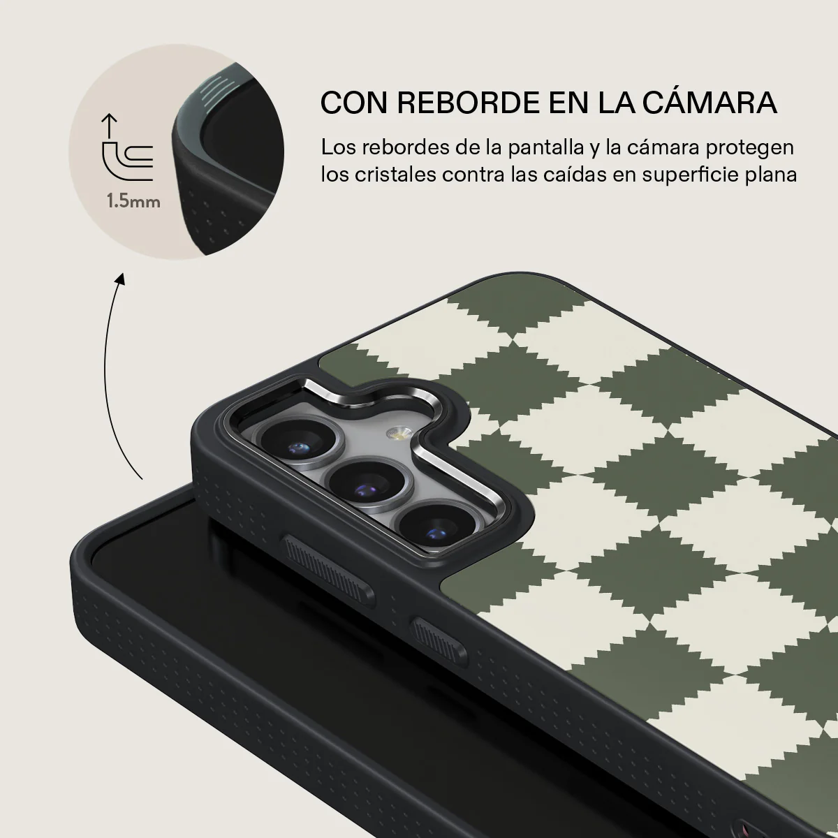 Retro Grid - Samsung Galaxy S24 Funda - Image 15