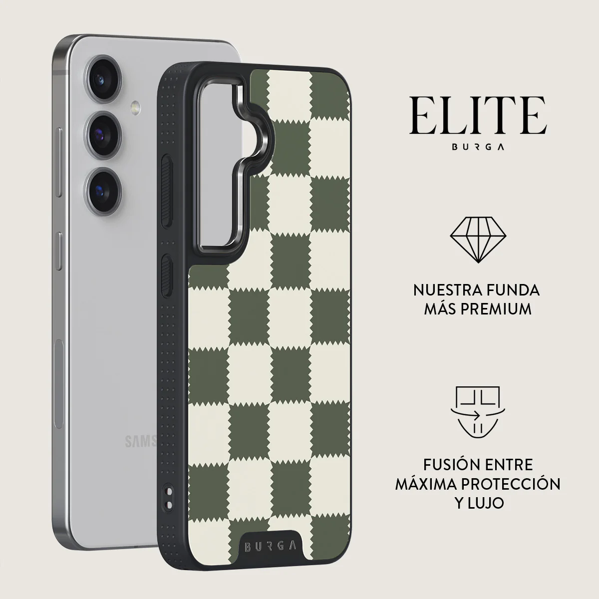 Retro Grid - Samsung Galaxy S24 Plus Funda - Image 13