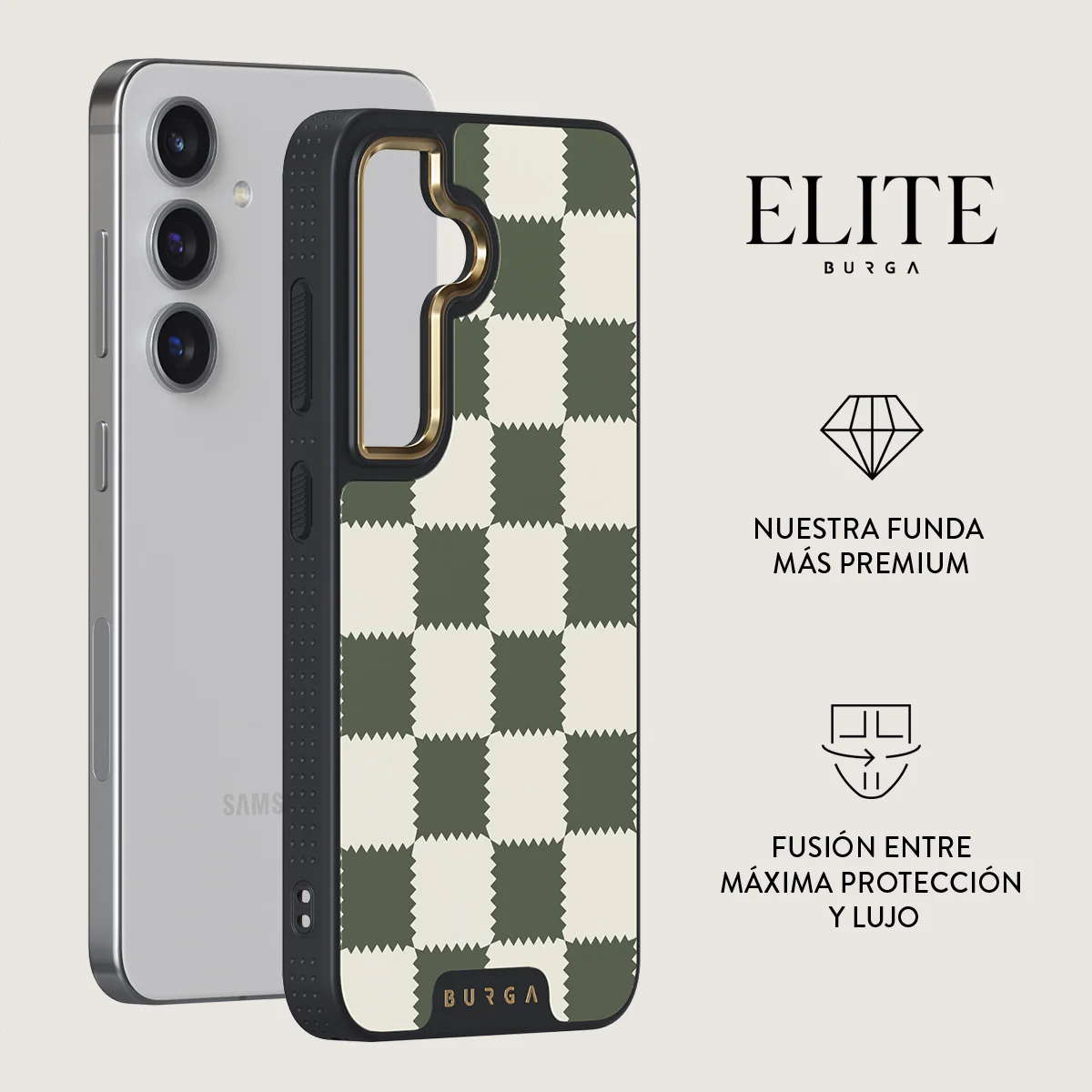 Retro Grid - Samsung Galaxy S24 Plus Funda - Image 6