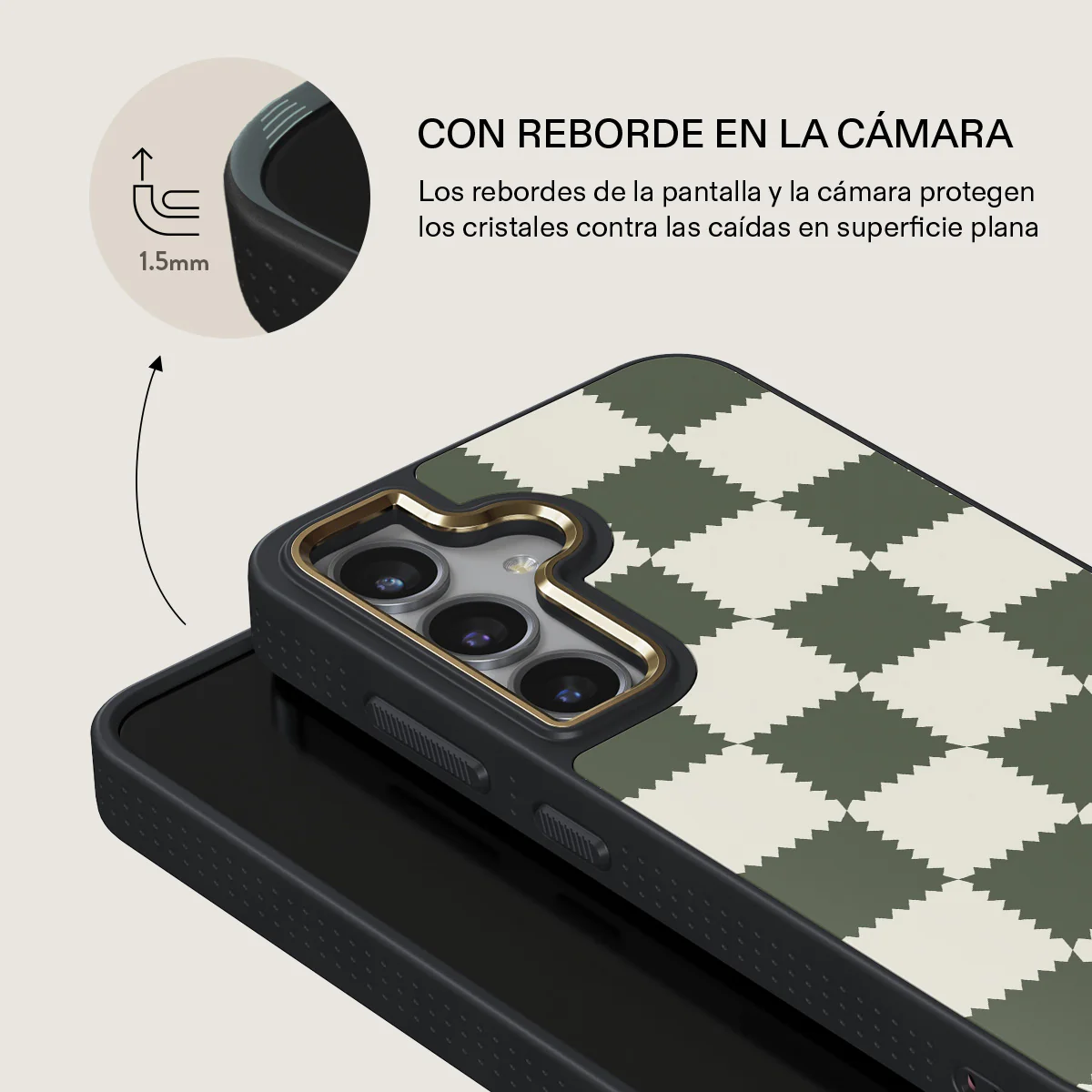 Retro Grid - Samsung Galaxy S24 Plus Funda - Image 8