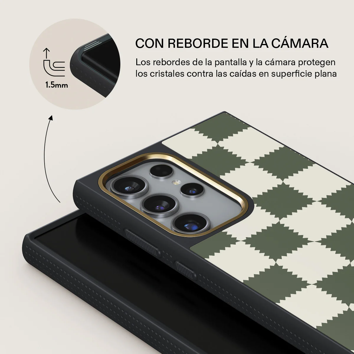 Retro Grid - Samsung Galaxy S24 Ultra Funda - Image 8