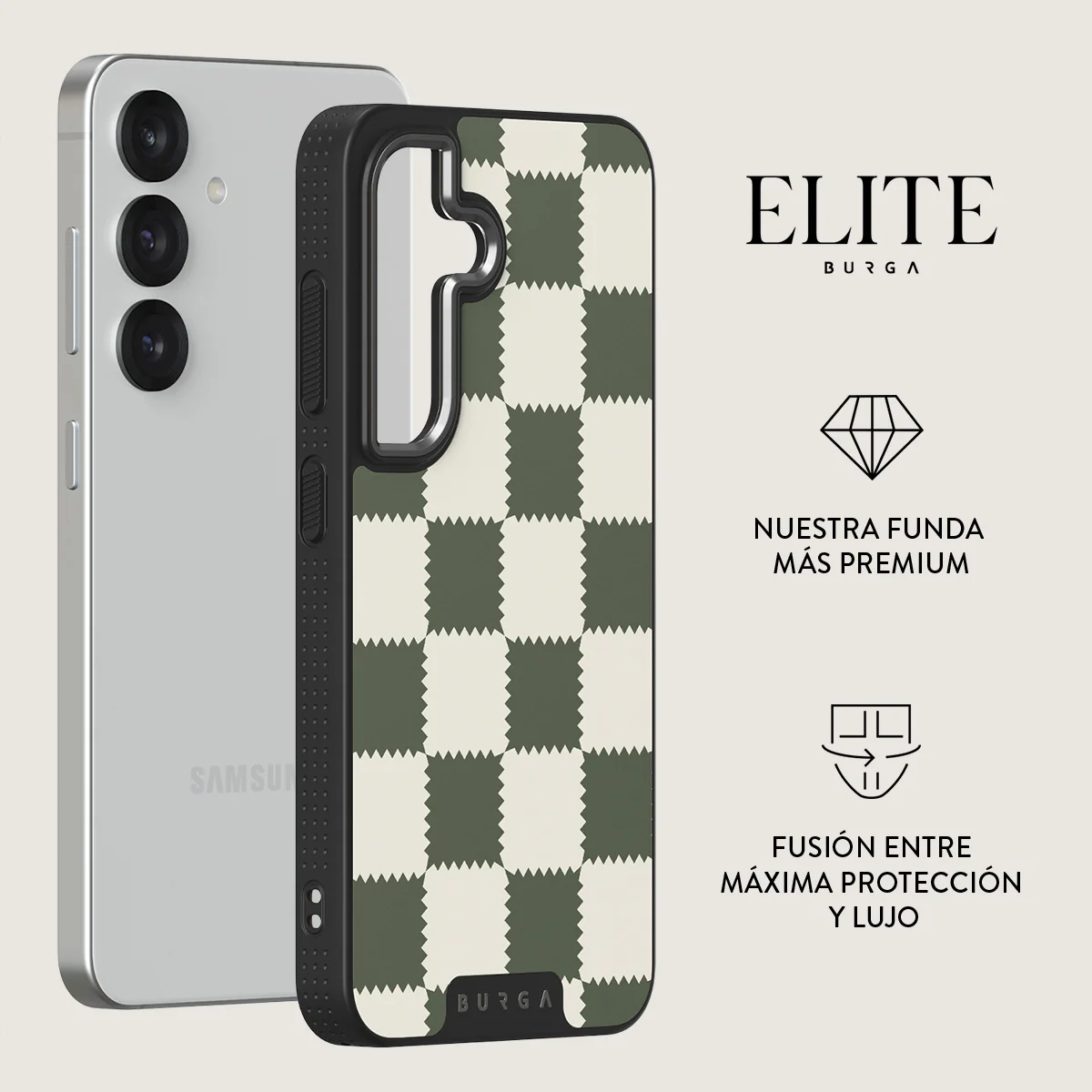Retro Grid - Samsung Galaxy S25 Plus Funda - Image 13