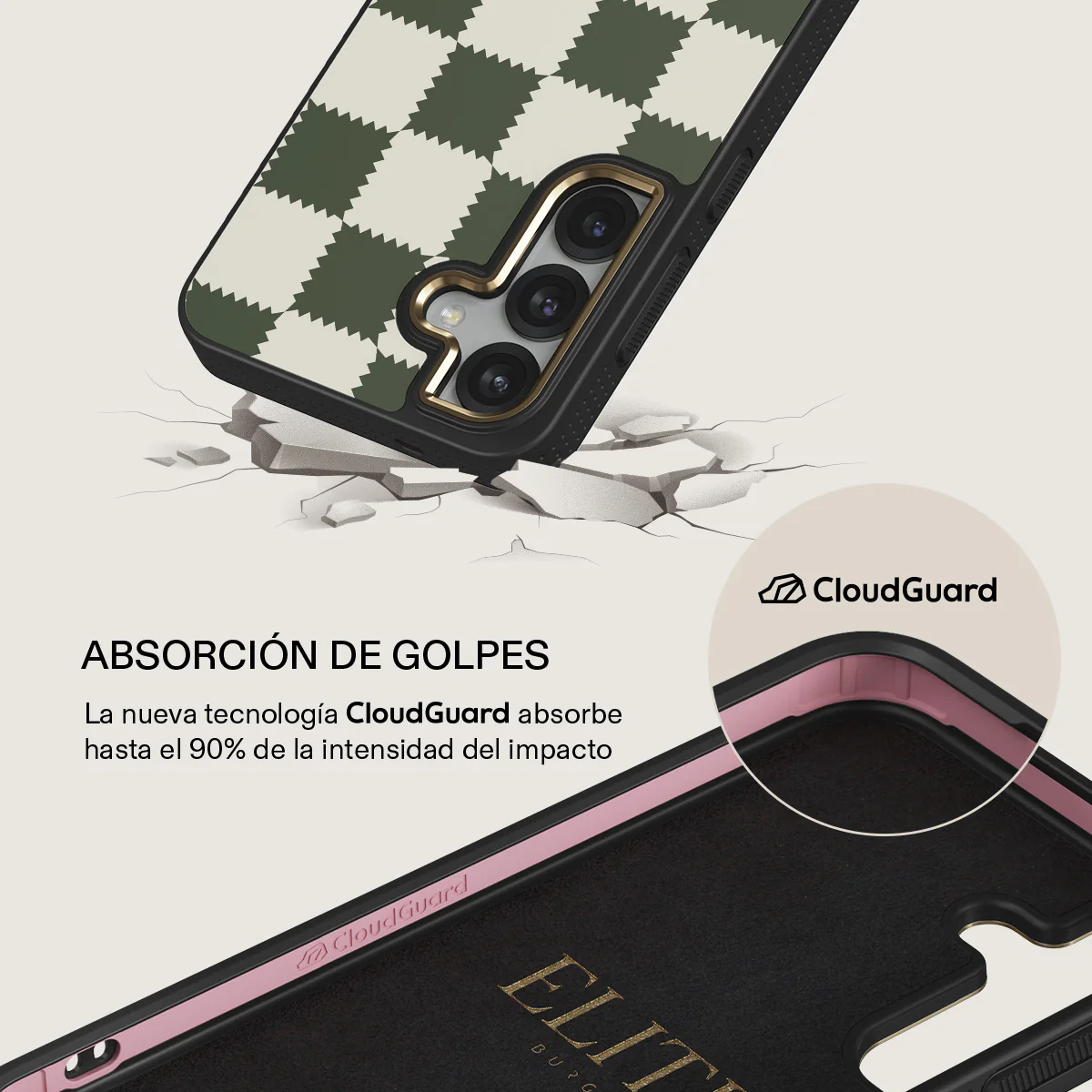 Retro Grid - Samsung Galaxy S25 Plus Funda - Image 7