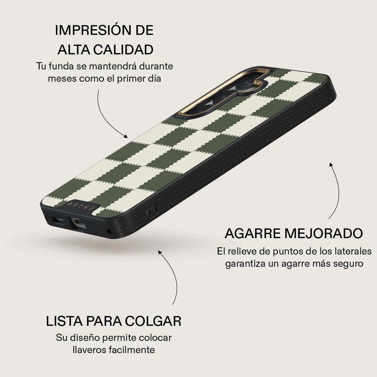 Retro Grid - Samsung Galaxy S25 Plus Funda - Image 9