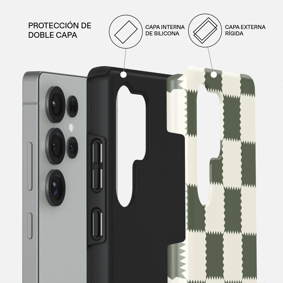 Retro Grid - Samsung Galaxy S25 Ultra Funda - Image 2