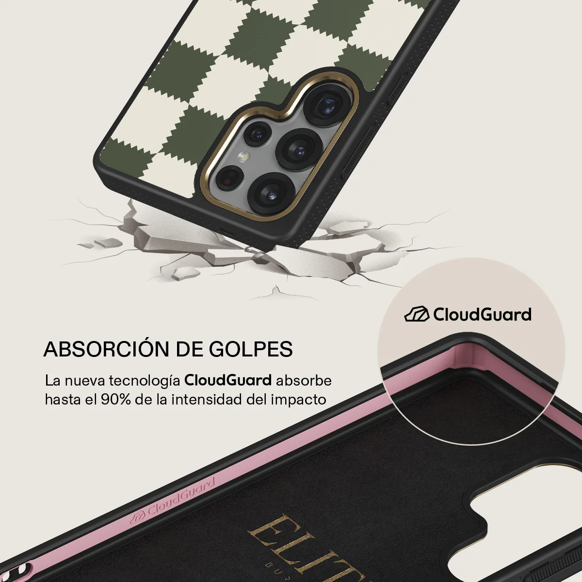 Retro Grid - Samsung Galaxy S25 Ultra Funda - Image 7