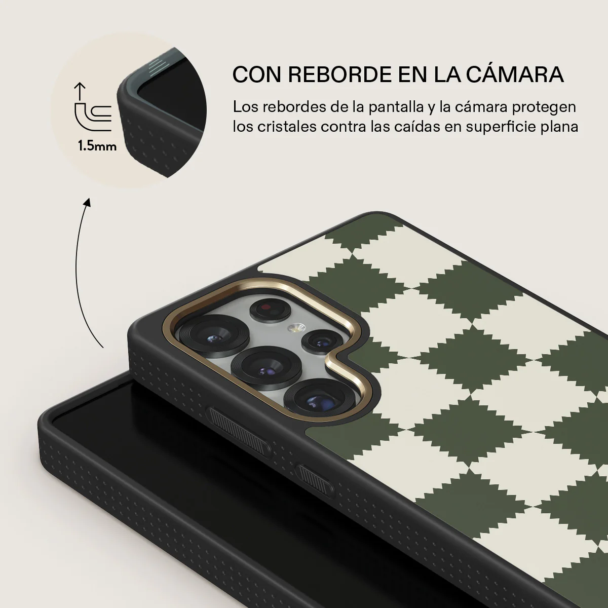 Retro Grid - Samsung Galaxy S25 Ultra Funda - Image 8