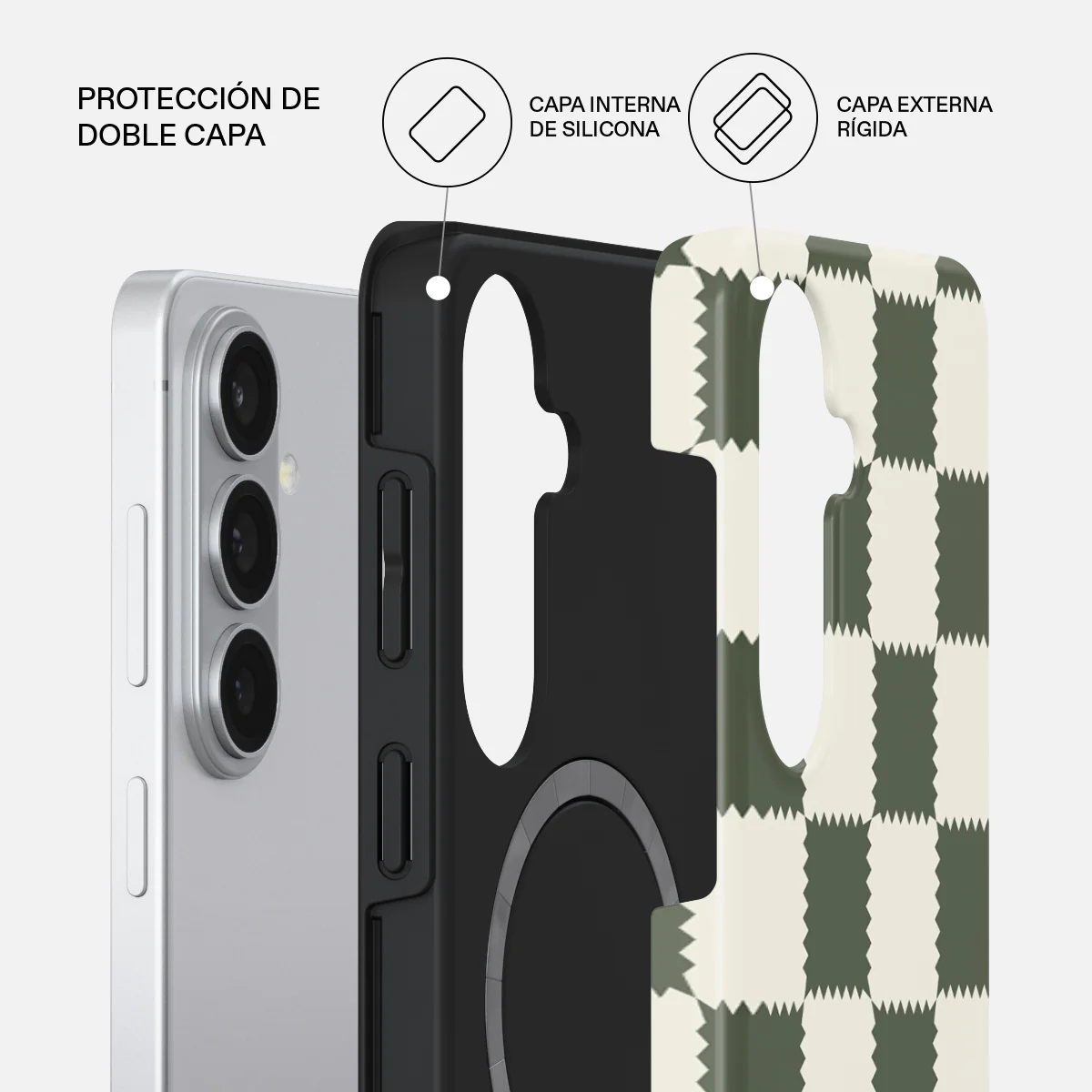Retro Grid - Samsung Galaxy S26 Funda - Image 2