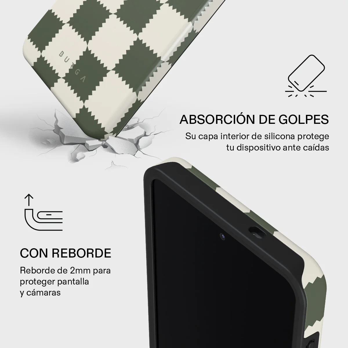 Retro Grid - Samsung Galaxy S26 Plus Funda - Image 4