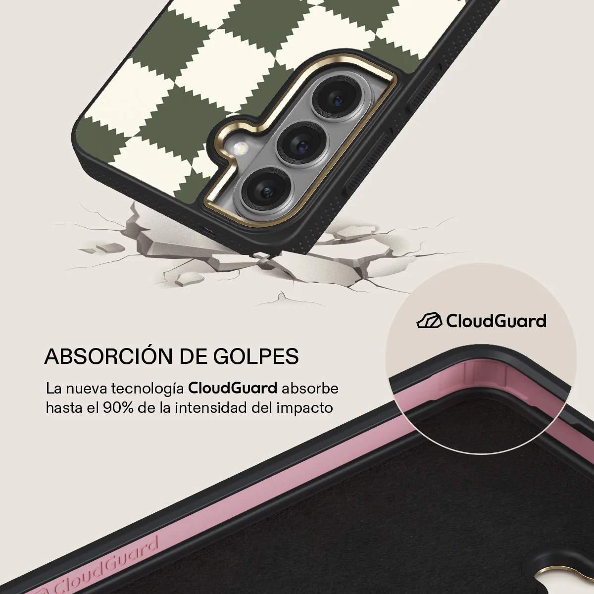 Retro Grid - Samsung Galaxy S26 Plus Funda - Image 7