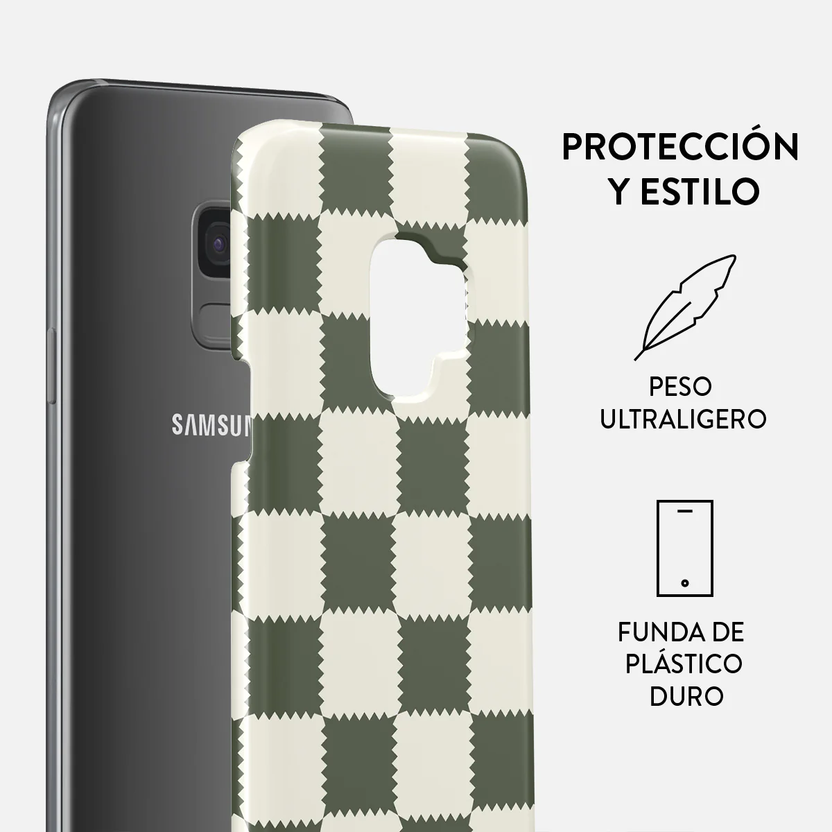 Retro Grid - Samsung Galaxy S9 Funda - Image 2