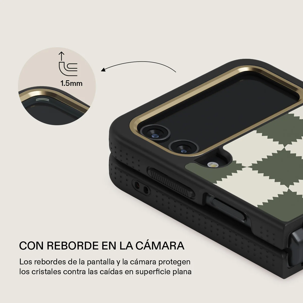Retro Grid - Samsung Galaxy Z Flip 4 Funda - Image 17