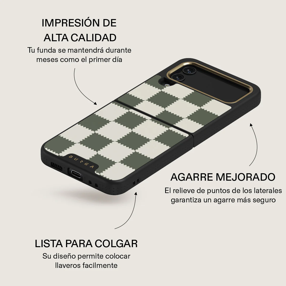 Retro Grid - Samsung Galaxy Z Flip 4 Funda - Image 18
