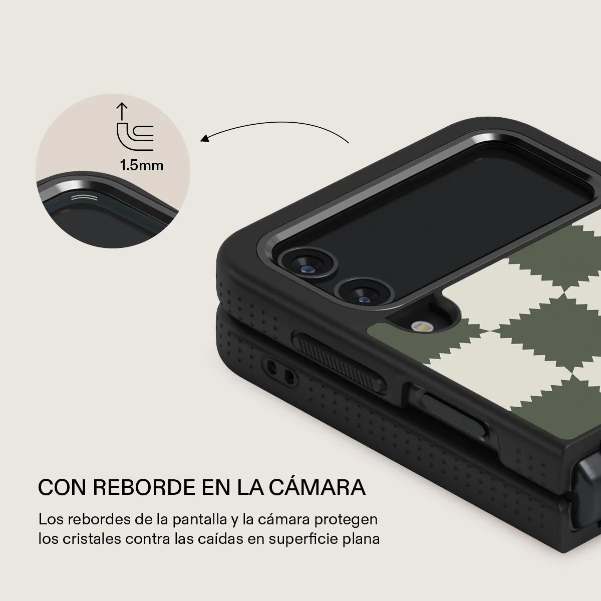 Retro Grid - Samsung Galaxy Z Flip 4 Funda - Image 23