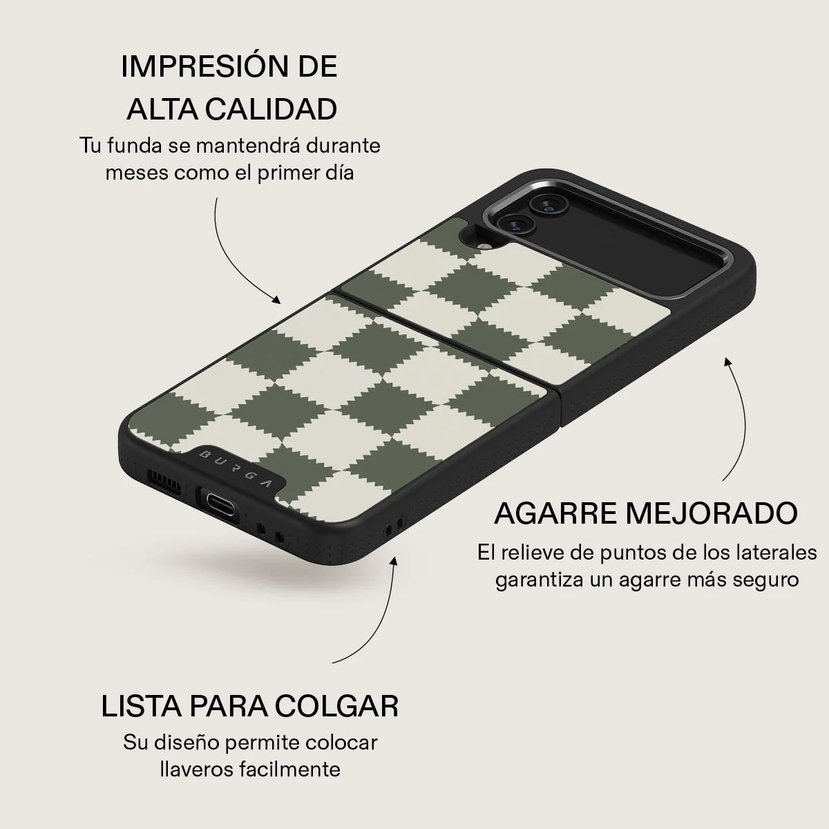 Retro Grid - Samsung Galaxy Z Flip 4 Funda - Image 24