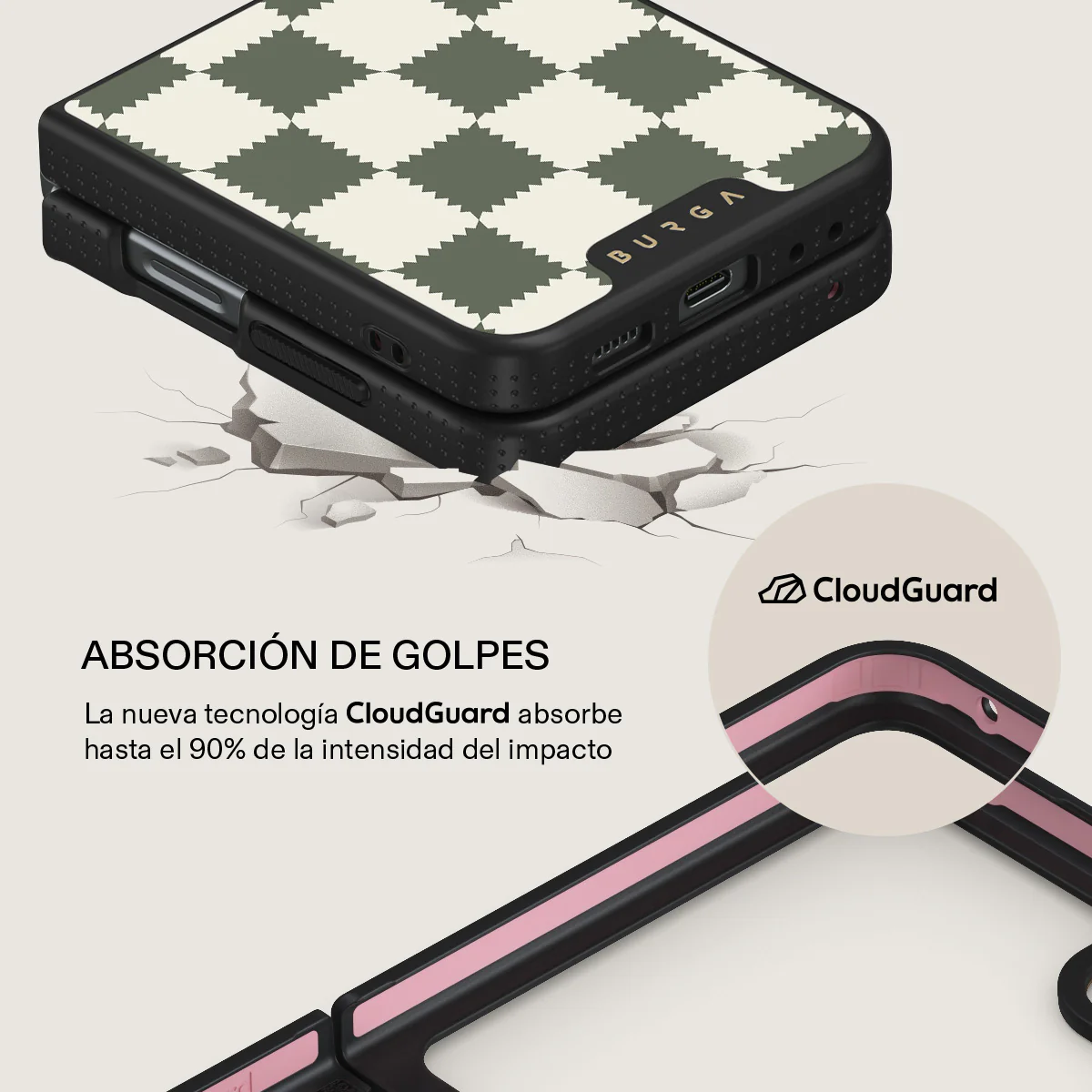 Retro Grid - Samsung Galaxy Z Flip 5 Funda - Image 10