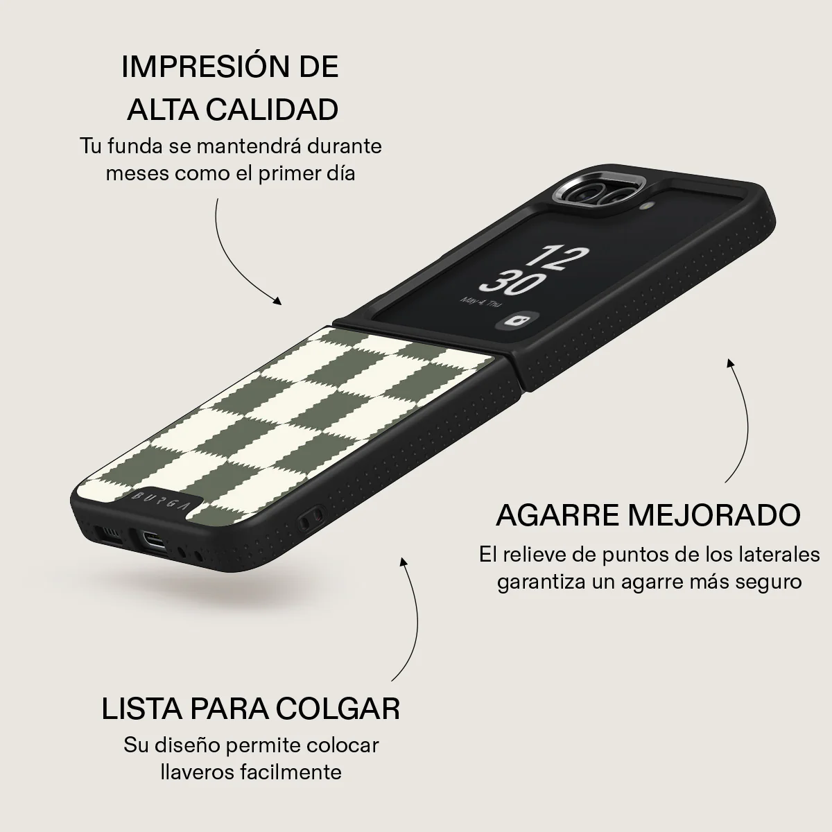 Retro Grid - Samsung Galaxy Z Flip 5 Funda - Image 19